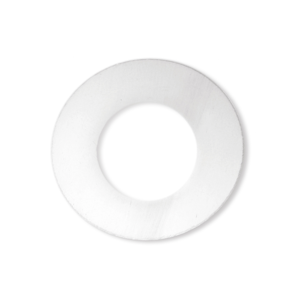 Metal Stamping Blanks Sterling Silver Washer, 25mm (1") with 12.7mm (.50") ID, 20g